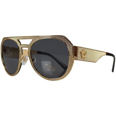 gold round versace sunglasses mens|Versace sunglasses men price.